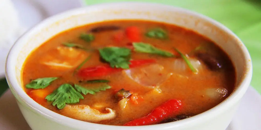 THAI RØD KYLLING I KARRY